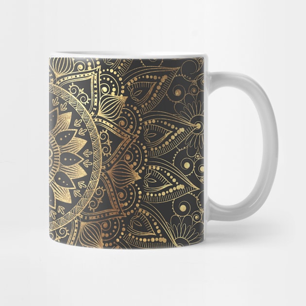 Elegant gold mandala artwork by InovArtS